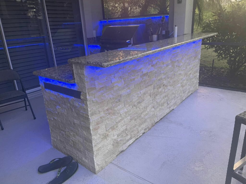 Outdoor BBQ Difilippo Construction Estero Florida