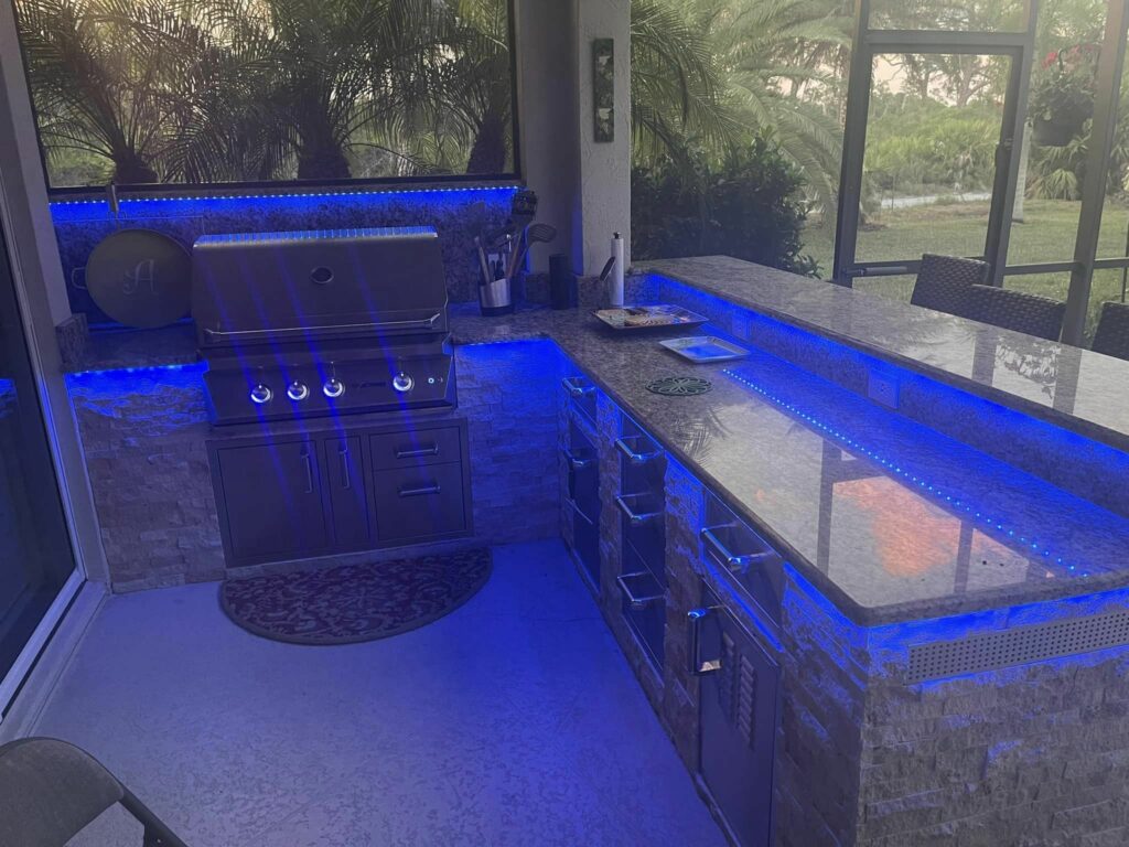 Outdoor BBQ Difilippo Construction Estero Florida